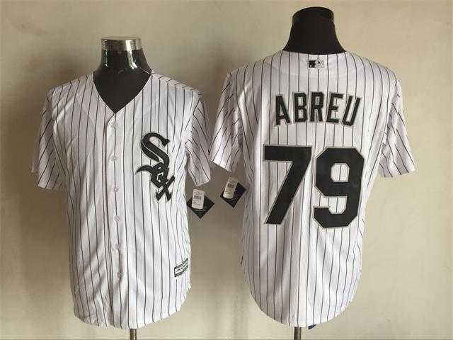 Majestic Chicago White Sox #79 Jose Abreu White Pinstripe MLB Stitched Jersey,We sell and wholesale Majestic Chicago White Sox #79 Jose Abreu White Pinstripe MLB Stitched Jersey on line form chian!